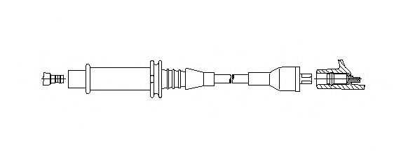 Высоковольтный провод BREMI 601/80