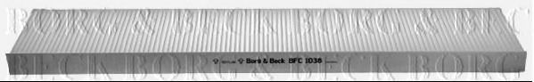 Фильтр салона BORG & BECK BFC1038