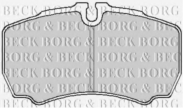 Гальмівні колодки BORG & BECK BBP1863