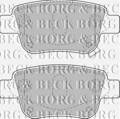 Тормозные колодки BORG & BECK BBP1880