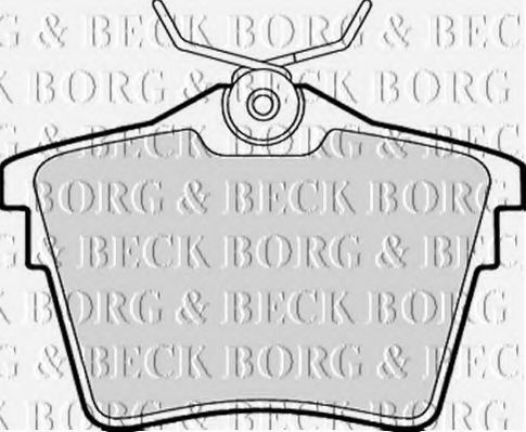 Тормозные колодки BORG & BECK BBP1899