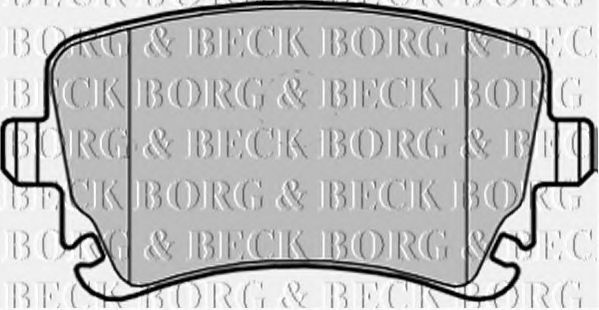 Тормозные колодки BORG & BECK BBP1930