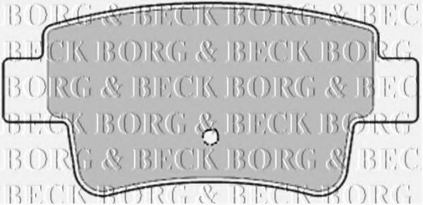 Тормозные колодки BORG & BECK BBP1946