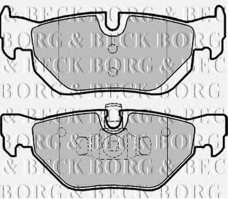 Тормозные колодки BORG & BECK BBP1963