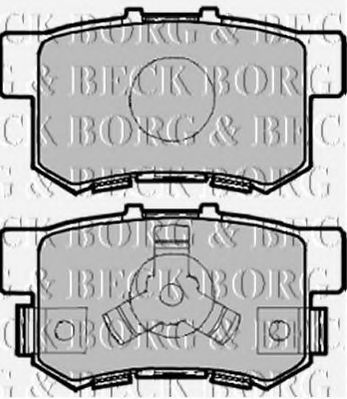 Тормозные колодки BORG & BECK BBP1985