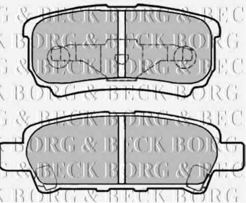 Тормозные колодки BORG & BECK BBP2003