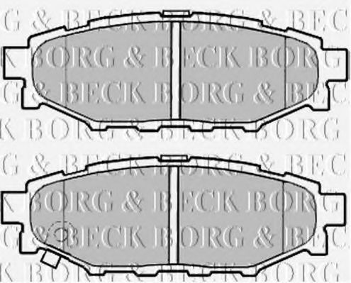 Тормозные колодки BORG & BECK BBP2004