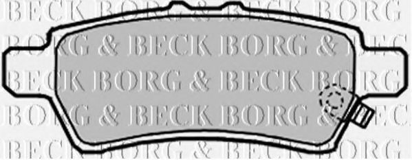 Тормозные колодки BORG & BECK BBP2006