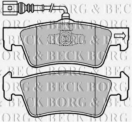 Тормозные колодки BORG & BECK BBP2010