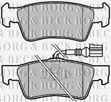 Тормозные колодки BORG & BECK BBP2011