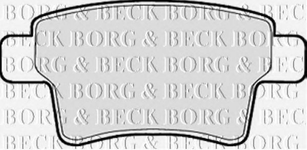 Тормозные колодки BORG & BECK BBP2029