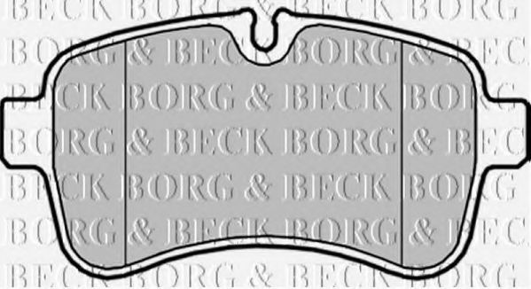Тормозные колодки BORG & BECK BBP2034