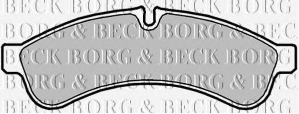 Гальмівні колодки BORG & BECK BBP2038