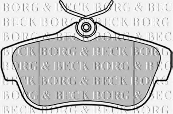 Тормозные колодки BORG & BECK BBP2043