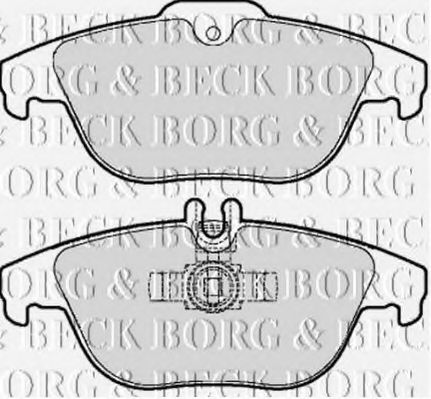 Гальмівні колодки BORG & BECK BBP2062