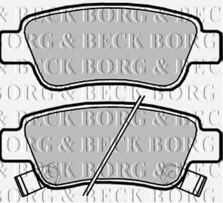 Тормозные колодки BORG & BECK BBP2072