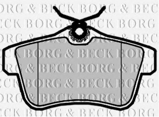 Тормозные колодки BORG & BECK BBP2095