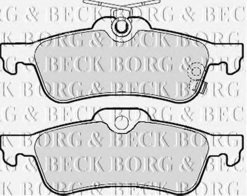 Тормозные колодки BORG & BECK BBP2109