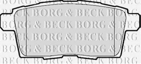 Гальмівні колодки BORG & BECK BBP2115