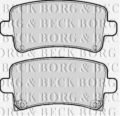 Тормозные колодки BORG & BECK BBP2120