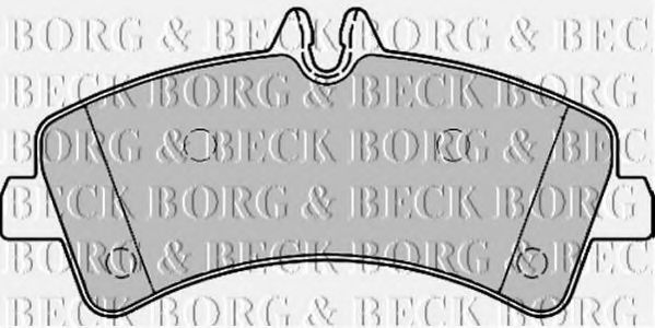 Тормозные колодки BORG & BECK BBP2170