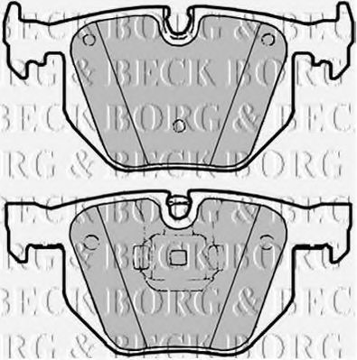 Гальмівні колодки BORG & BECK BBP2183