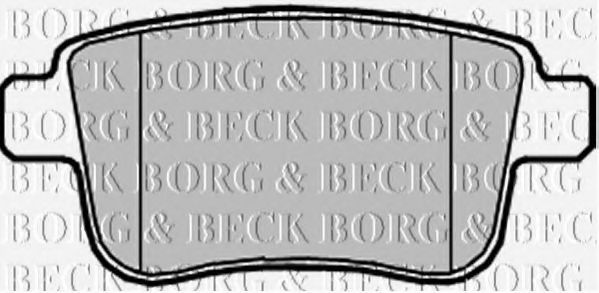 Тормозные колодки BORG & BECK BBP2185
