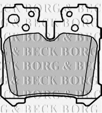 Тормозные колодки BORG & BECK BBP2212