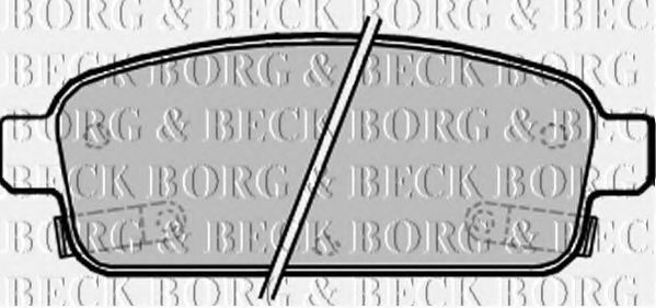Тормозные колодки BORG & BECK BBP2214