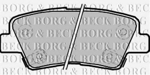 Тормозные колодки BORG & BECK BBP2220