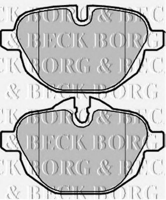 Тормозные колодки BORG & BECK BBP2225
