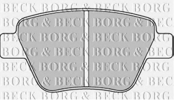 Тормозные колодки BORG & BECK BBP2242