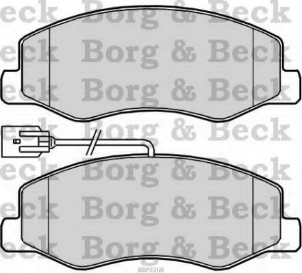 Гальмівні колодки BORG & BECK BBP2268