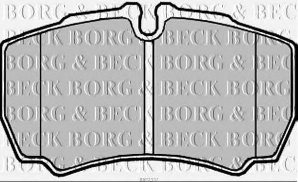 Тормозные колодки BORG & BECK BBP2337
