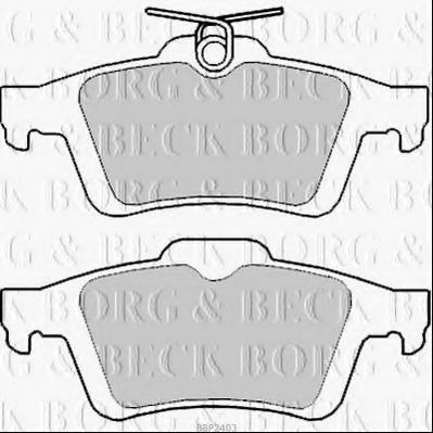 Тормозные колодки BORG & BECK BBP2403
