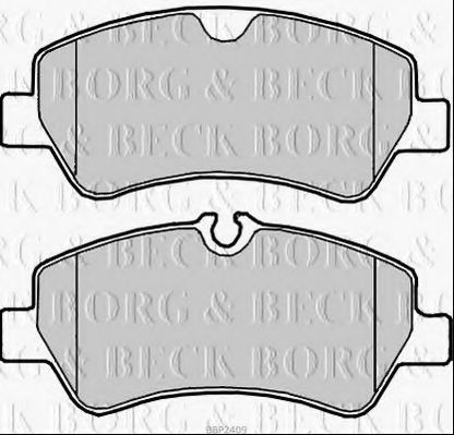 Тормозные колодки BORG & BECK BBP2409