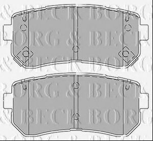 Тормозные колодки BORG & BECK BBP2425