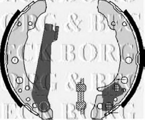 Тормозные колодки BORG & BECK BBS6248