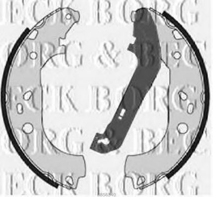 Тормозные колодки BORG & BECK BBS6340