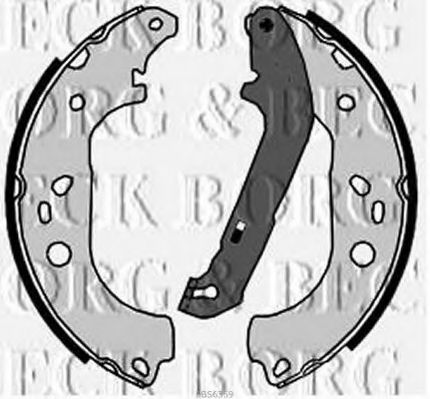 Тормозные колодки BORG & BECK BBS6359