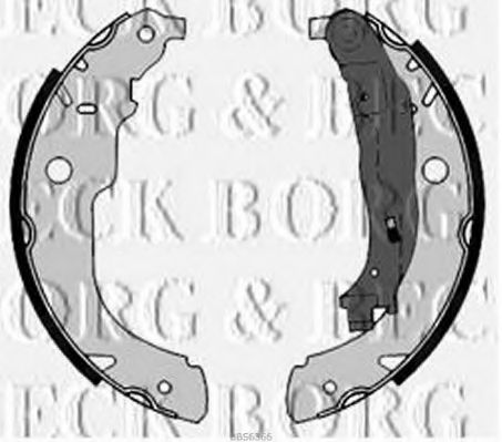 Тормозные колодки BORG & BECK BBS6366