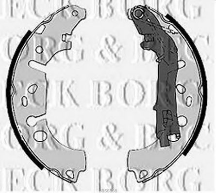 Тормозные колодки BORG & BECK BBS6368