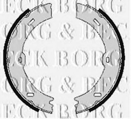 Гальмівні колодки BORG & BECK BBS6371