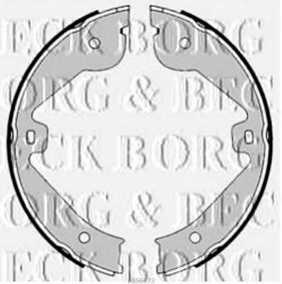 Тормозные колодки BORG & BECK BBS6373