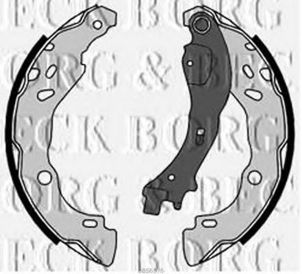 Тормозные колодки BORG & BECK BBS6376