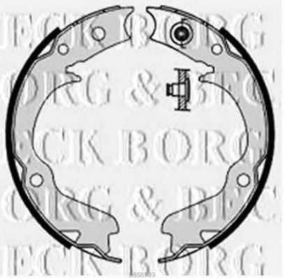 Тормозные колодки BORG & BECK BBS6383