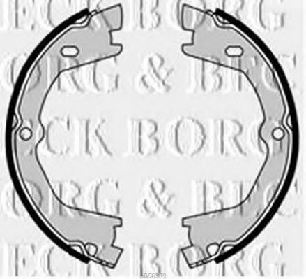 Тормозные колодки BORG & BECK BBS6389