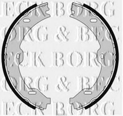 Тормозные колодки BORG & BECK BBS6393