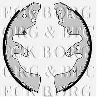Тормозные колодки BORG & BECK BBS6395