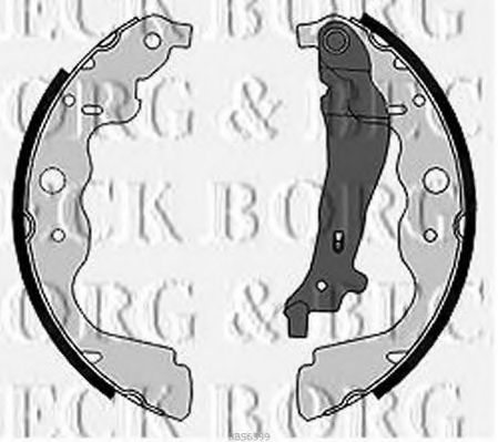 Тормозные колодки BORG & BECK BBS6399